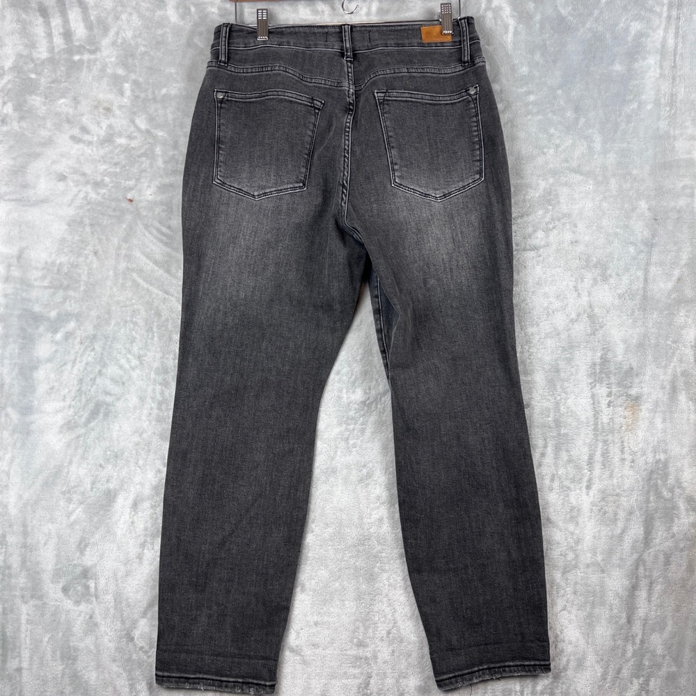 Judy Blue Jeans Women High Rise Boyfriend Fit  Faded Black Denim 14W - Picture 10 of 11